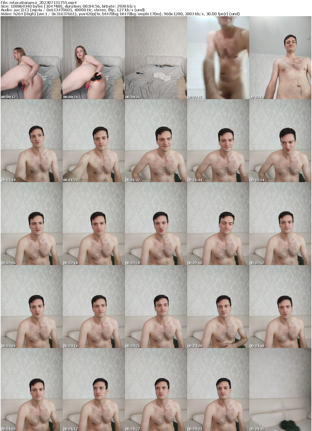 Preview thumb from relaxationarea on 2023-07-13 @ bongacams