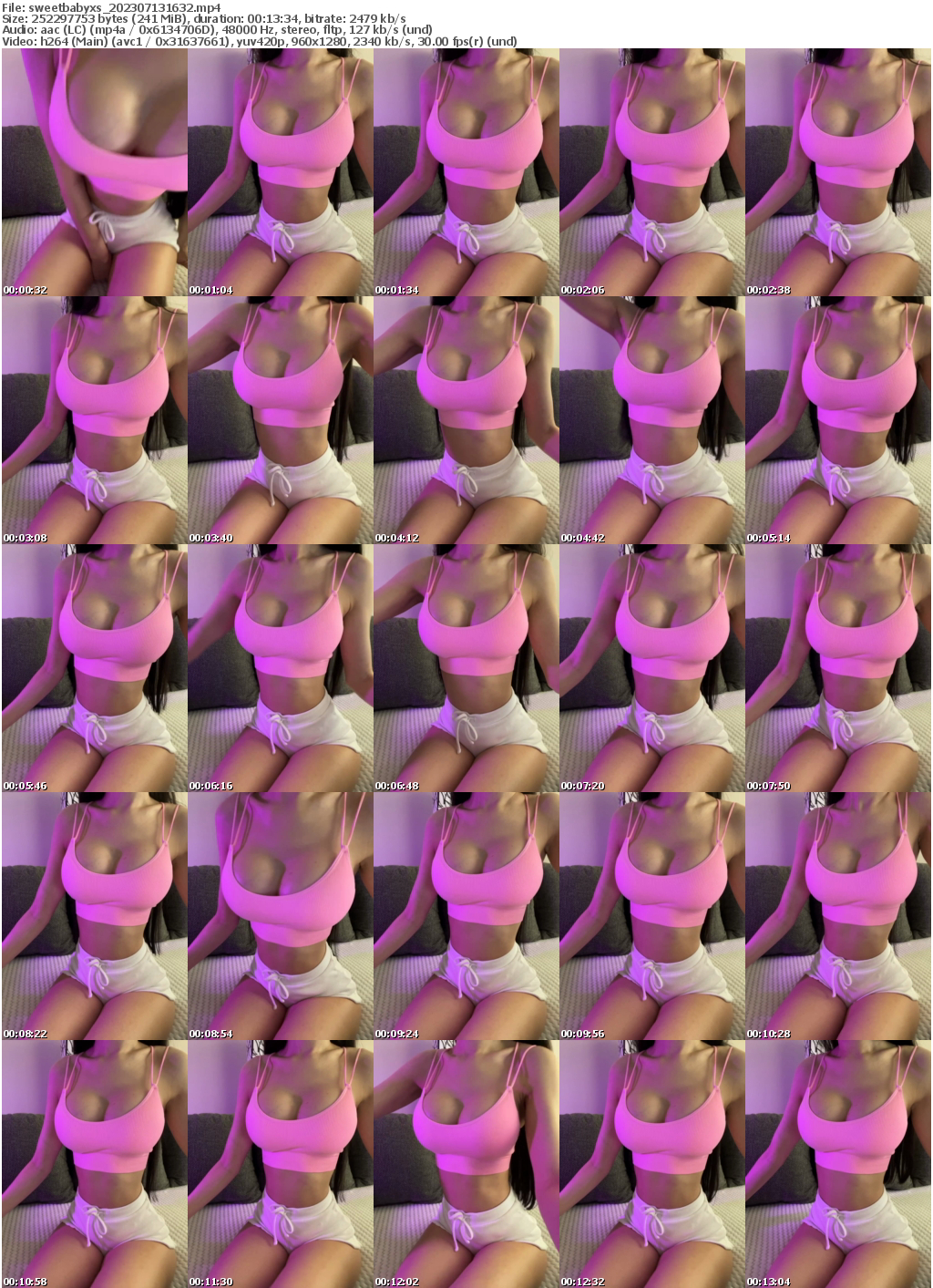 Preview thumb from sweetbabyxs on 2023-07-13 @ bongacams