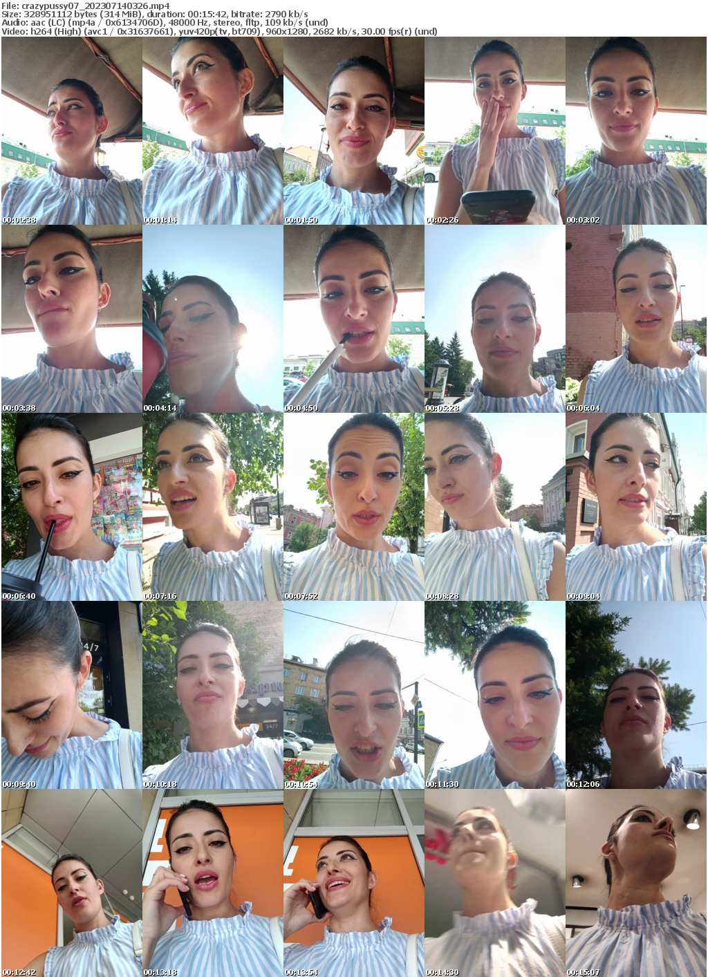 Preview thumb from crazypussy07 on 2023-07-14 @ bongacams