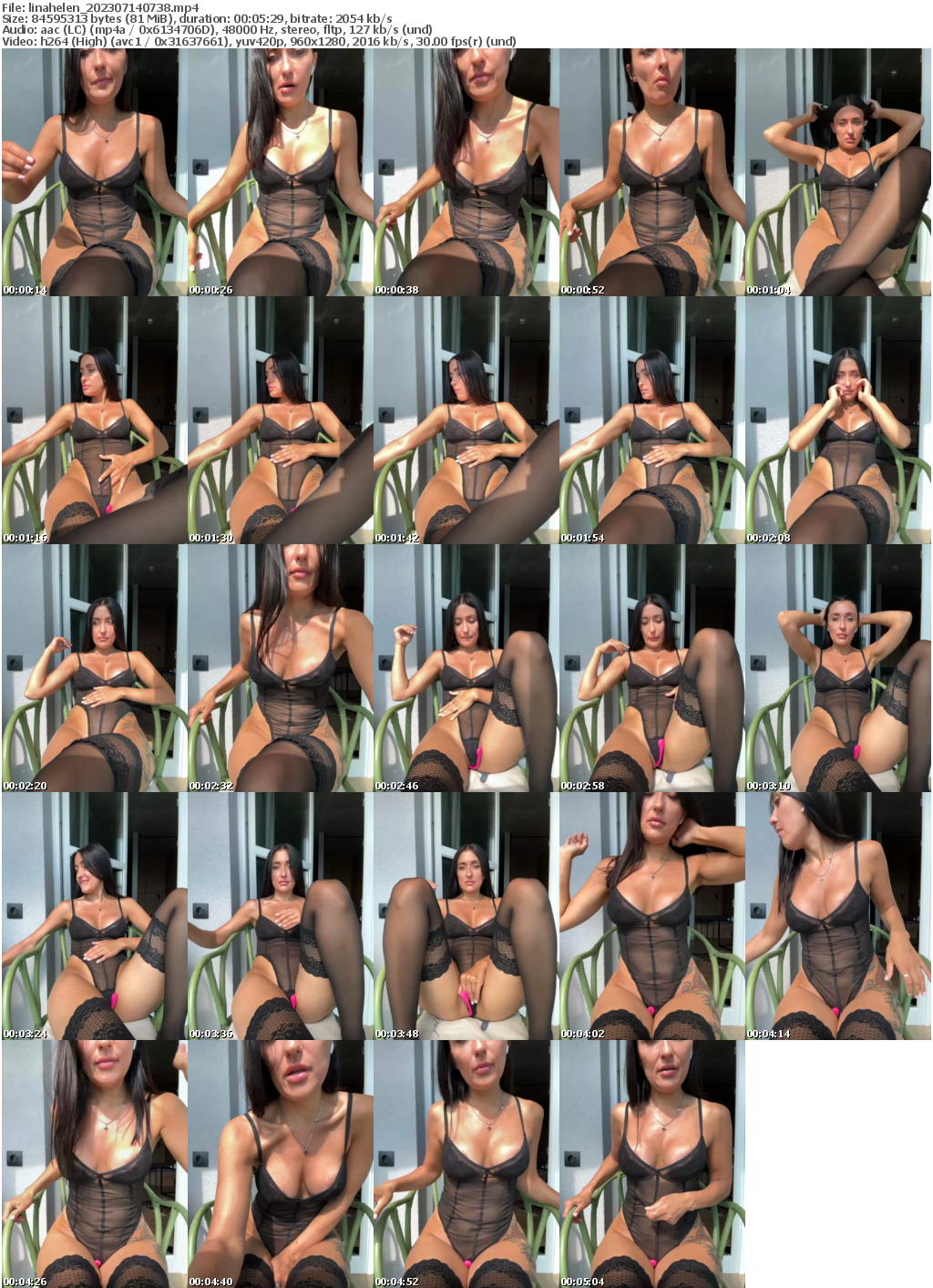 Preview thumb from linahelen on 2023-07-14 @ bongacams