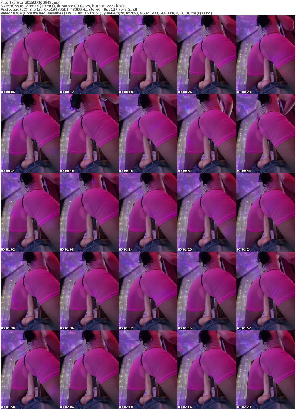 Preview thumb from 1kafeta on 2023-07-16 @ bongacams