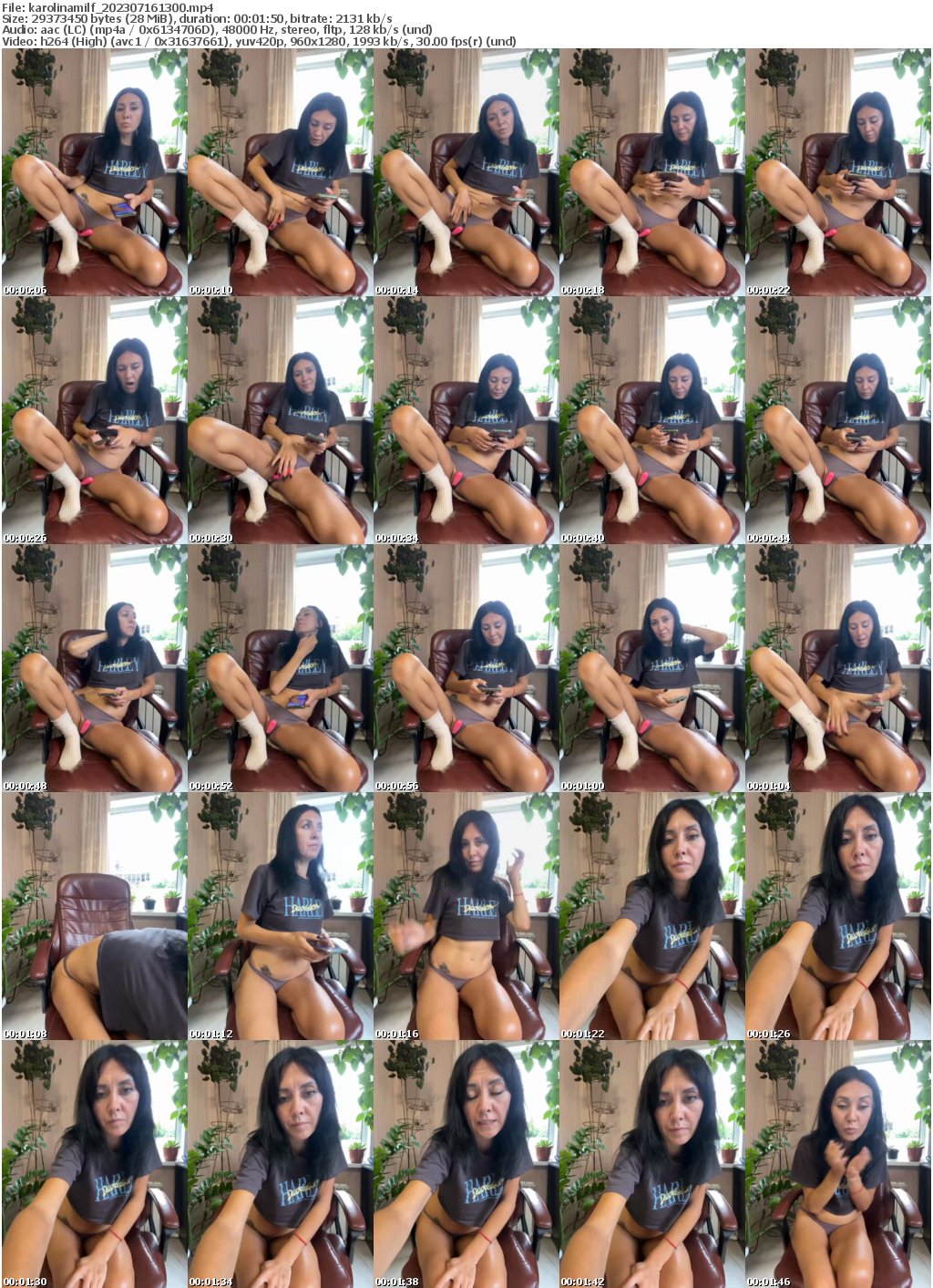 Preview thumb from karolinamilf on 2023-07-16 @ bongacams