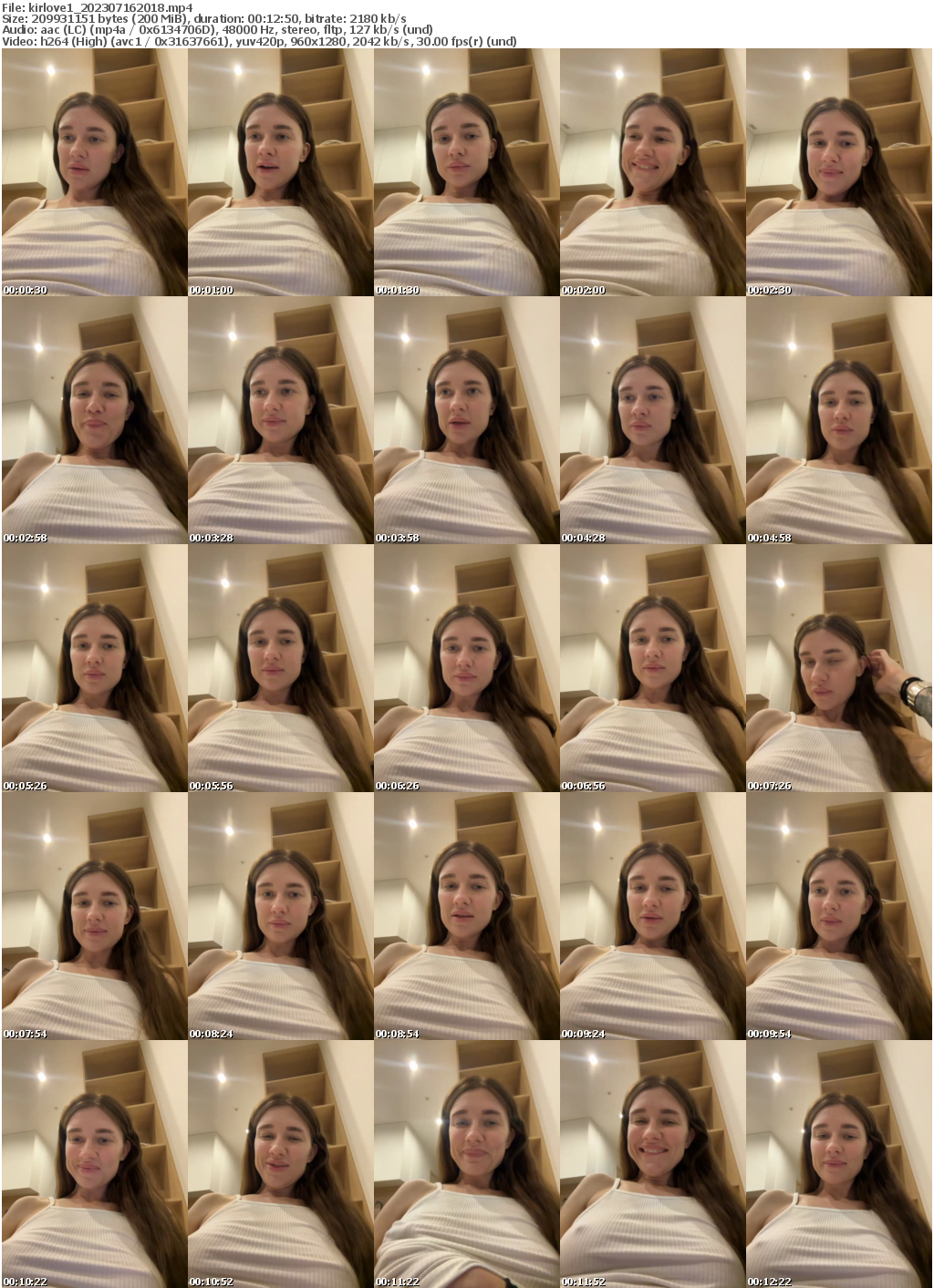 Preview thumb from kirlove1 on 2023-07-16 @ bongacams