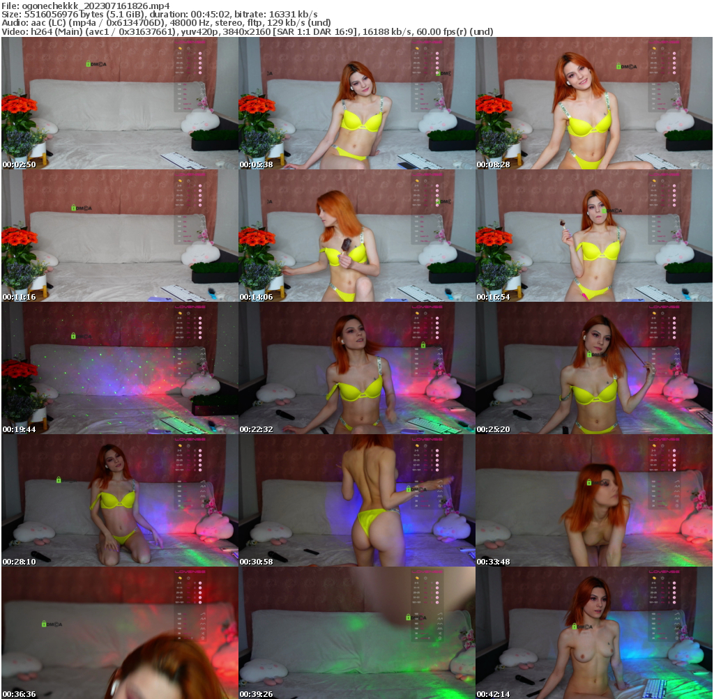 Preview thumb from ogonechekkk on 2023-07-16 @ bongacams