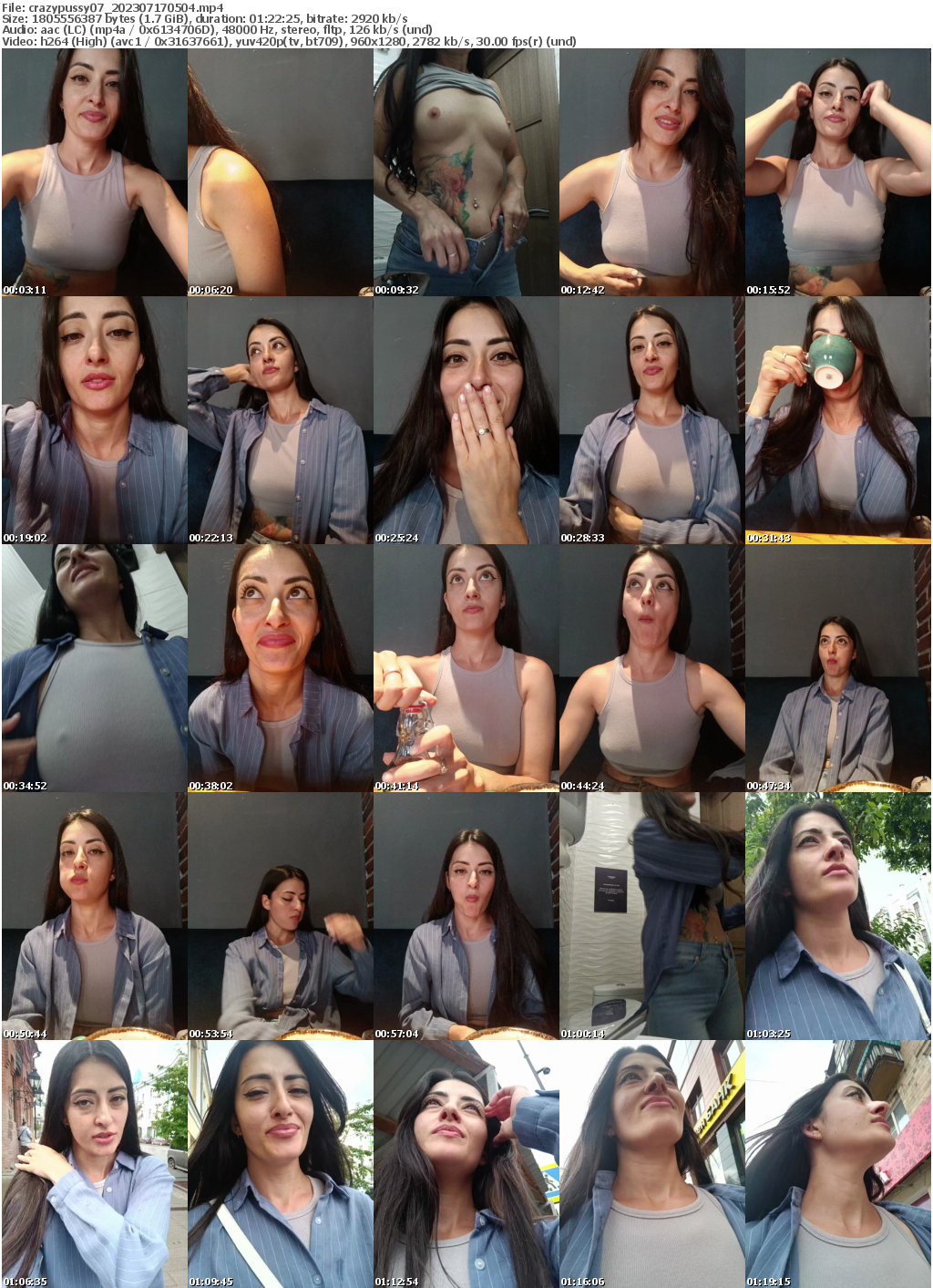 Preview thumb from crazypussy07 on 2023-07-17 @ bongacams