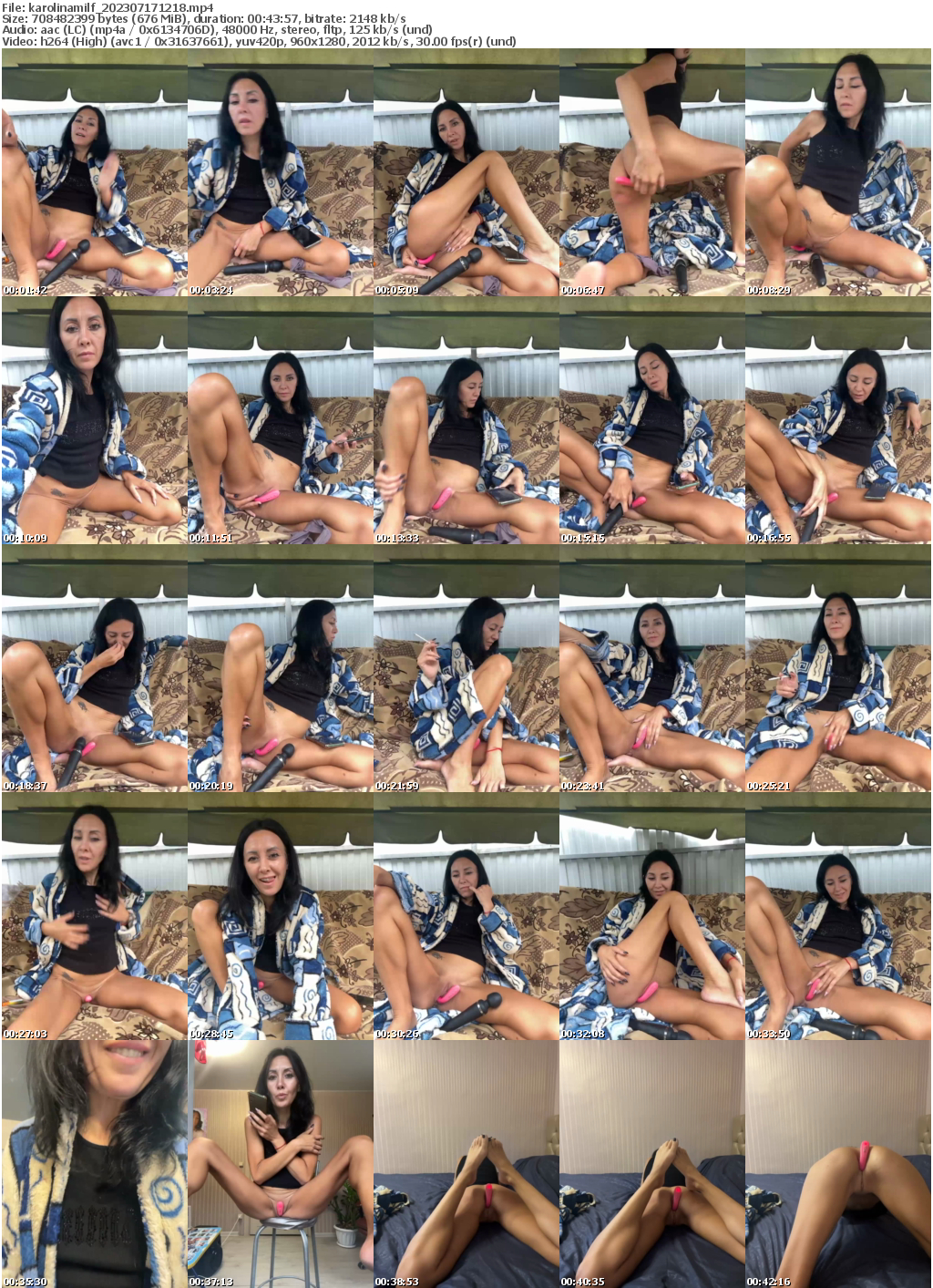 Preview thumb from karolinamilf on 2023-07-17 @ bongacams