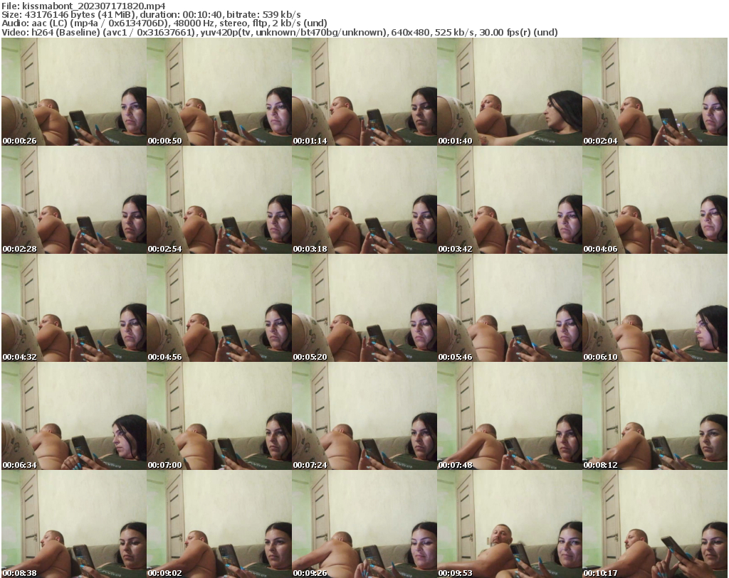 Preview thumb from kissmabont on 2023-07-17 @ bongacams