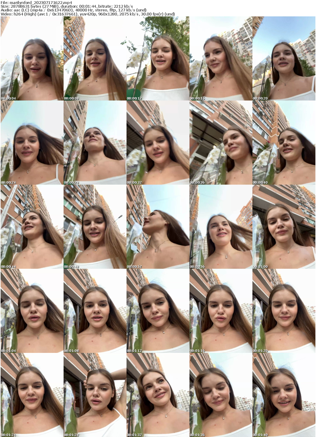 Preview thumb from marilynford on 2023-07-17 @ bongacams