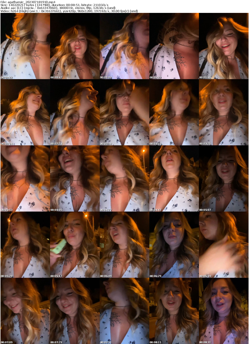 Preview thumb from agatharuiz on 2023-07-18 @ bongacams