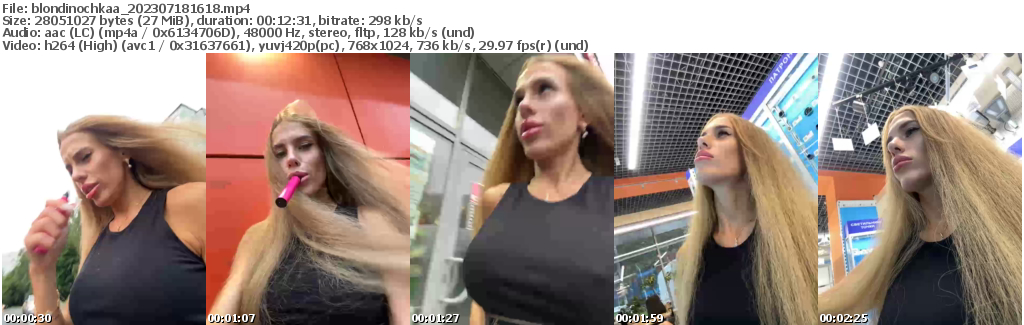 Preview thumb from blondinochkaa on 2023-07-18 @ bongacams