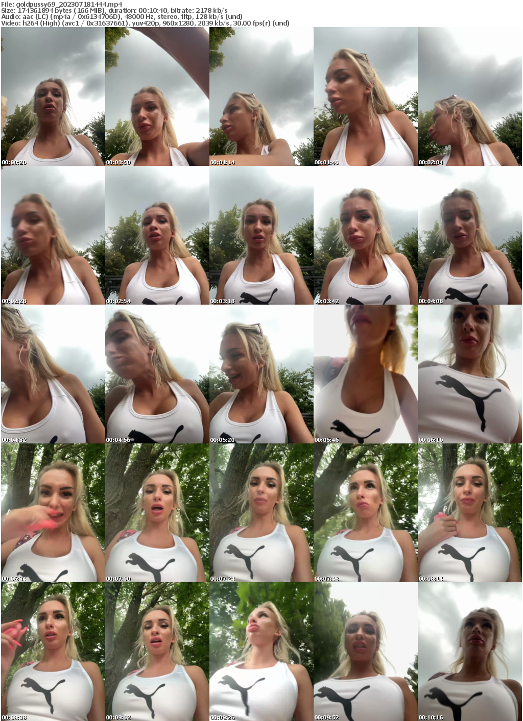 Preview thumb from goldpussy69 on 2023-07-18 @ bongacams