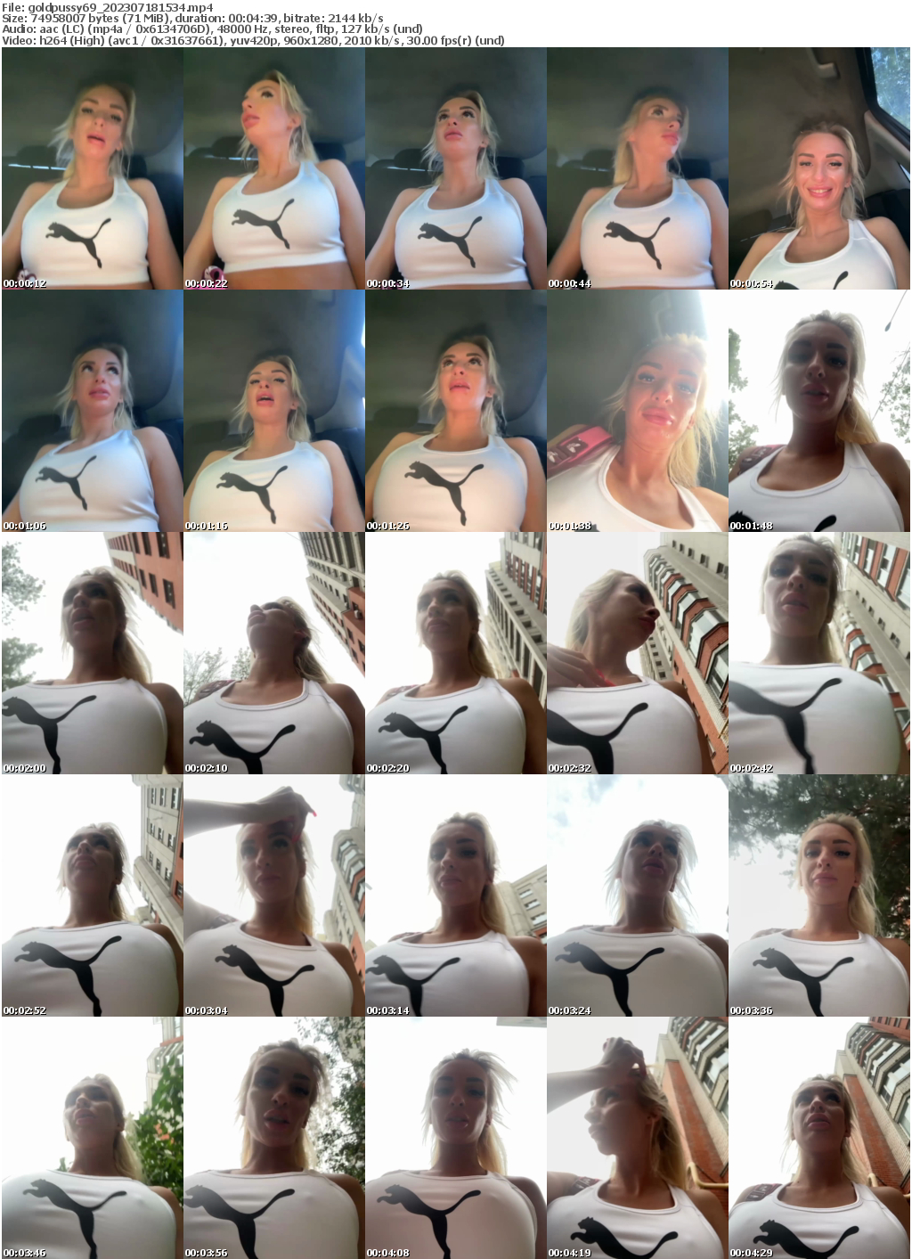 Preview thumb from goldpussy69 on 2023-07-18 @ bongacams