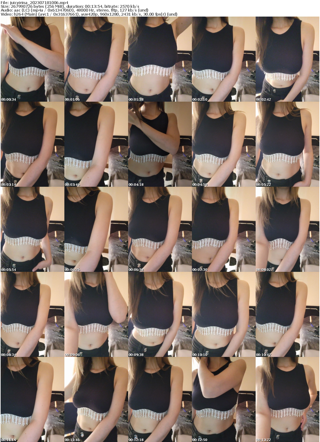 Preview thumb from juicyirina on 2023-07-18 @ bongacams