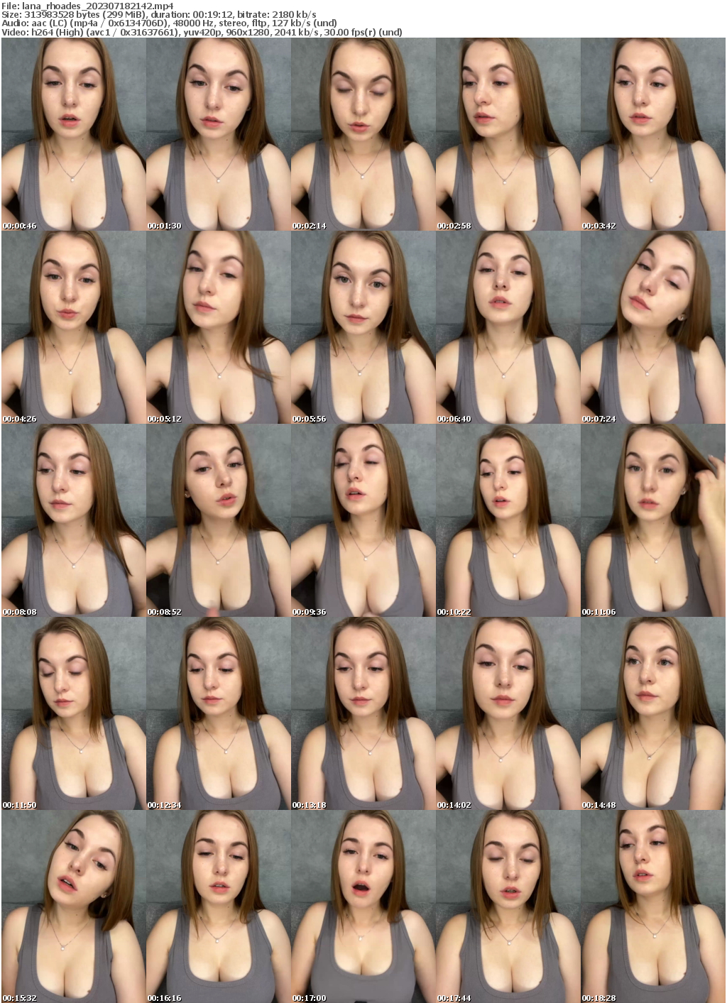 Preview thumb from lana_rhoades on 2023-07-18 @ bongacams