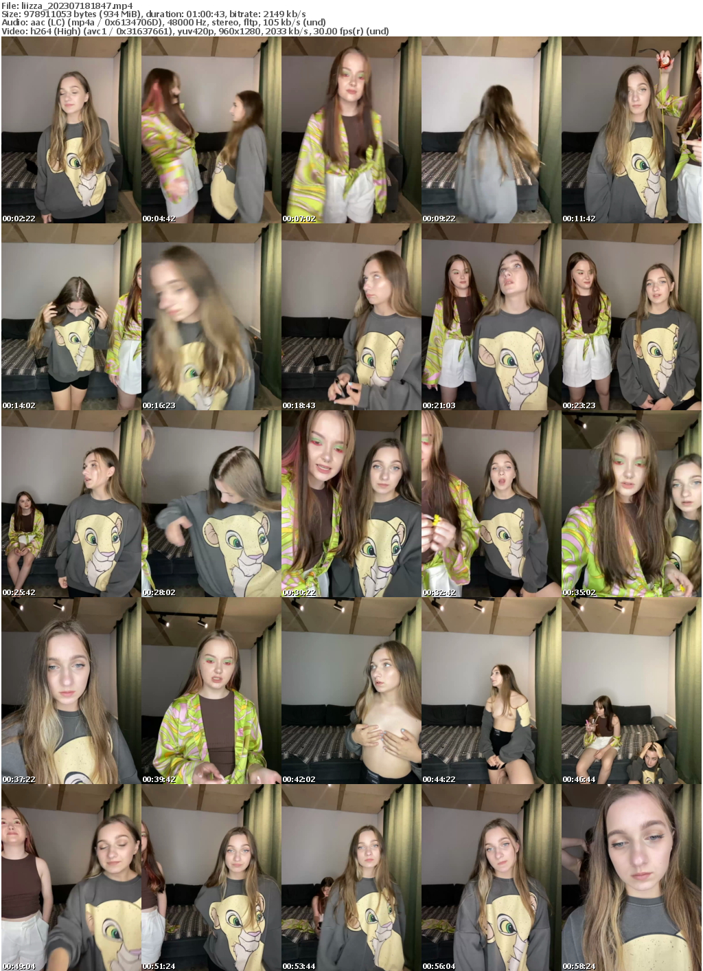 Preview thumb from liizza on 2023-07-18 @ bongacams