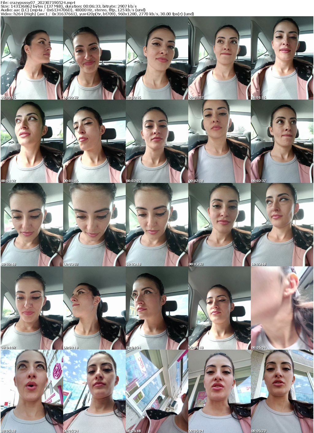 Preview thumb from crazypussy07 on 2023-07-19 @ bongacams