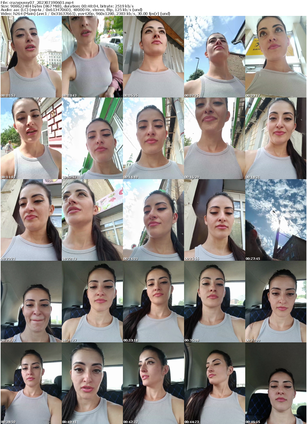 Preview thumb from crazypussy07 on 2023-07-19 @ bongacams