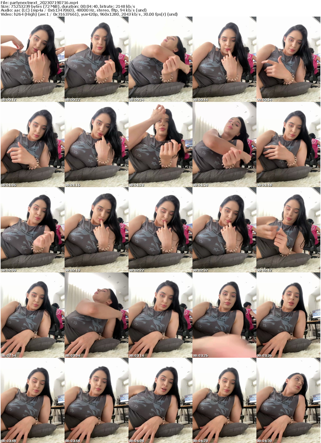 Preview thumb from partynextnext on 2023-07-19 @ bongacams