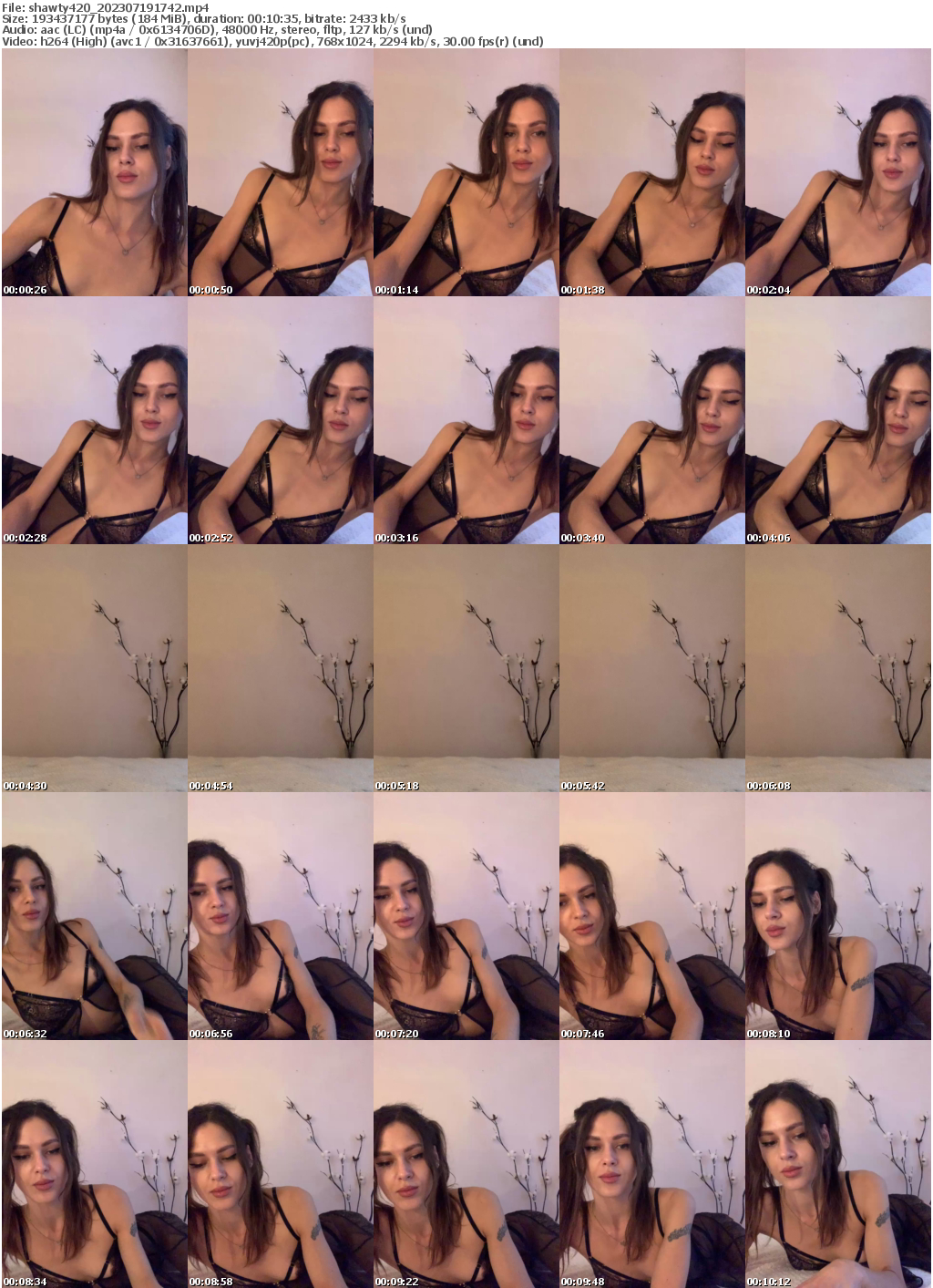 Preview thumb from shawty420 on 2023-07-19 @ bongacams