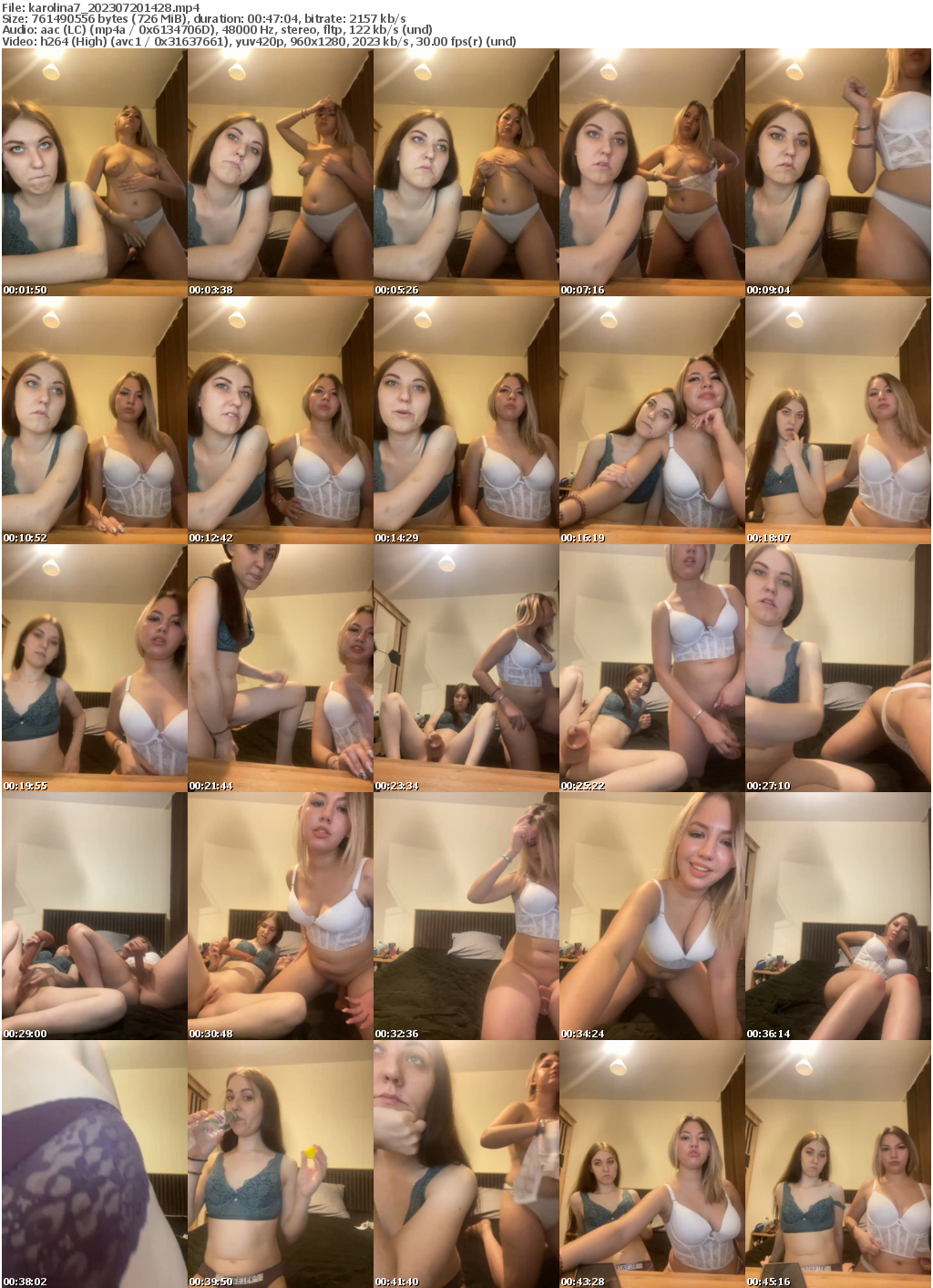 Preview thumb from karolina7 on 2023-07-20 @ bongacams