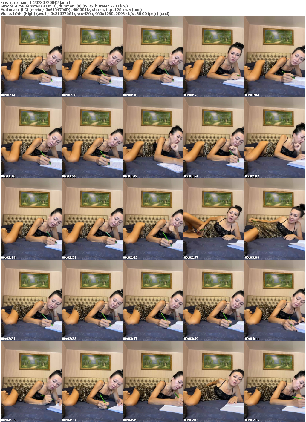 Preview thumb from karolinamilf on 2023-07-20 @ bongacams