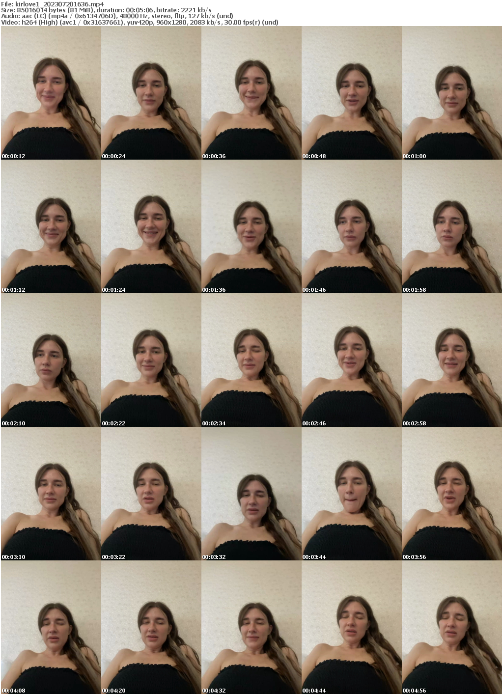 Preview thumb from kirlove1 on 2023-07-20 @ bongacams