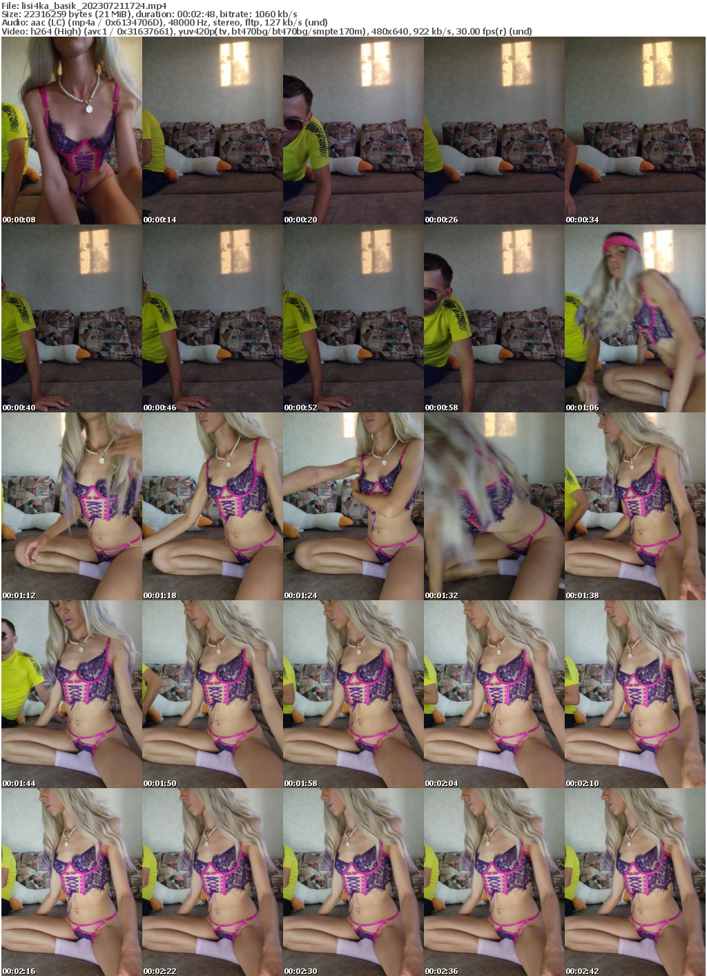 Preview thumb from lisi4ka_basik on 2023-07-21 @ bongacams