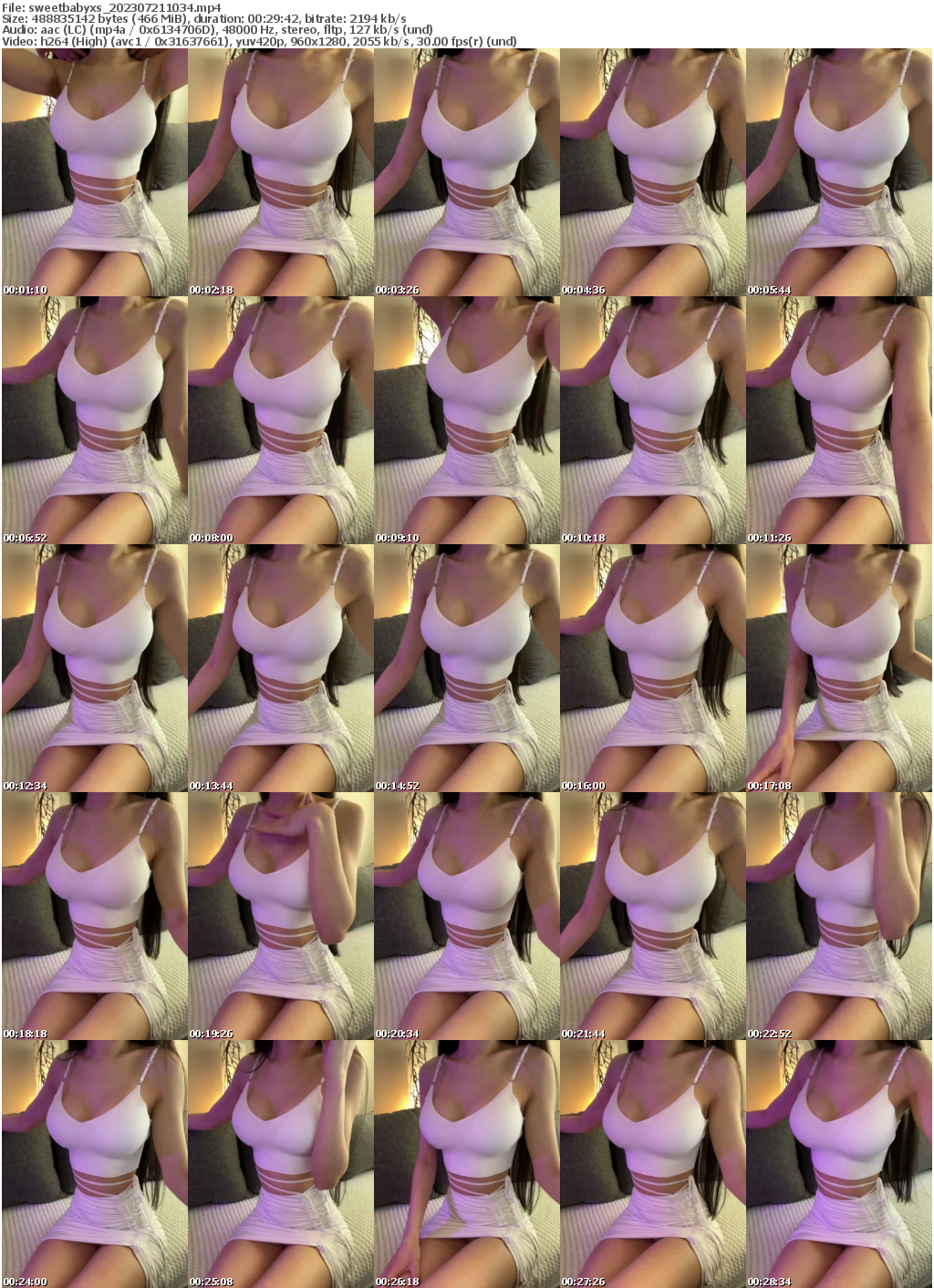 Preview thumb from sweetbabyxs on 2023-07-21 @ bongacams