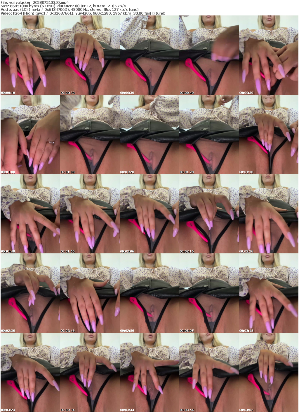 Preview thumb from yuliyalasker on 2023-07-21 @ bongacams