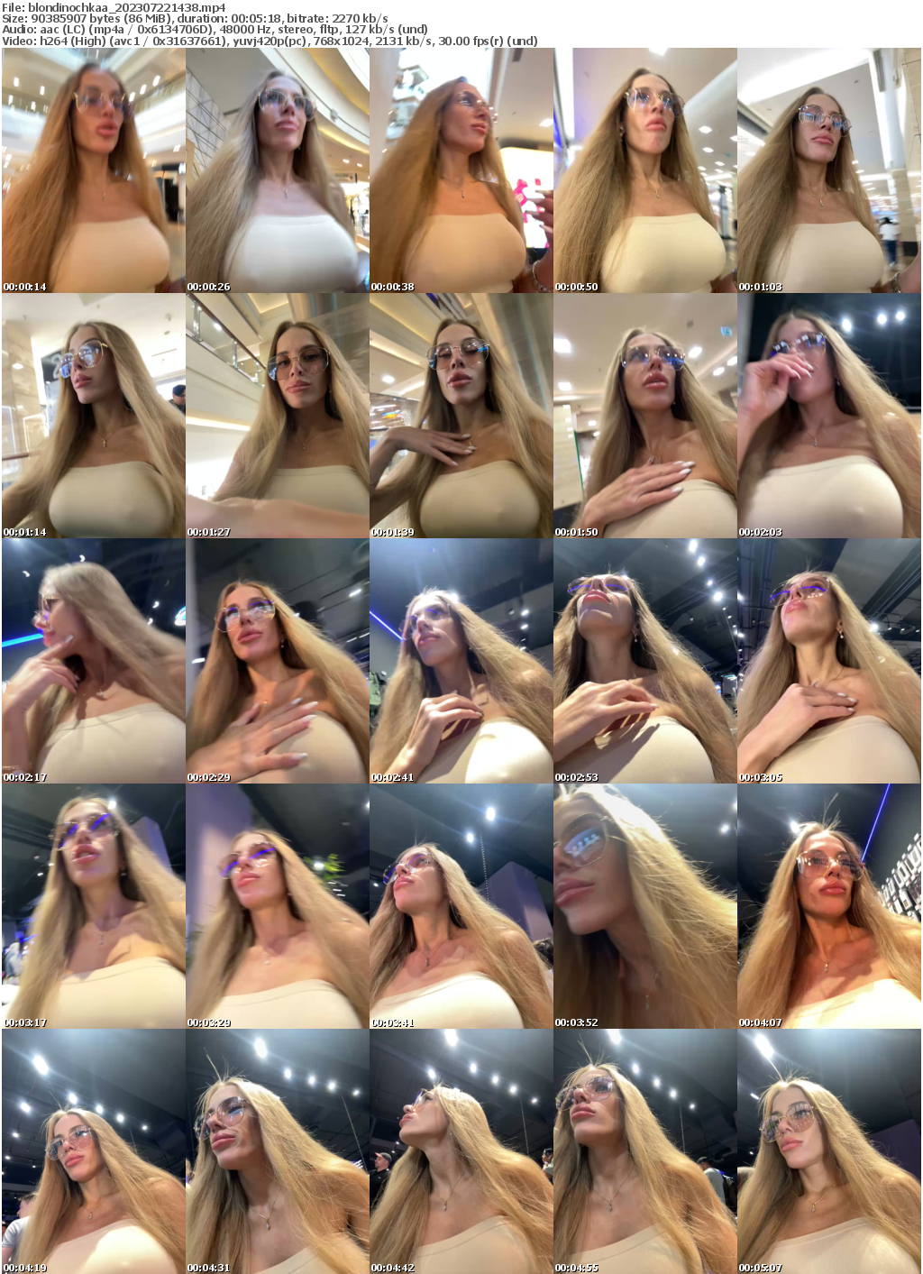 Preview thumb from blondinochkaa on 2023-07-22 @ bongacams