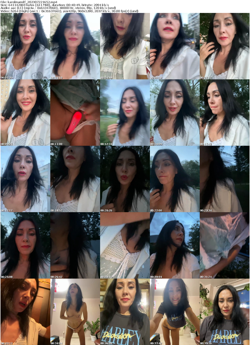 Preview thumb from karolinamilf on 2023-07-22 @ bongacams