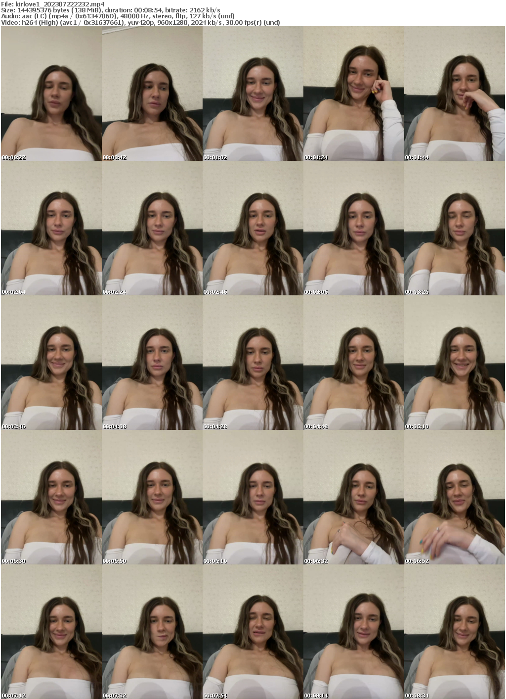 Preview thumb from kirlove1 on 2023-07-22 @ bongacams