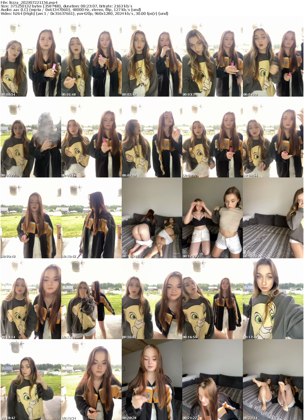 Preview thumb from liizza on 2023-07-22 @ bongacams