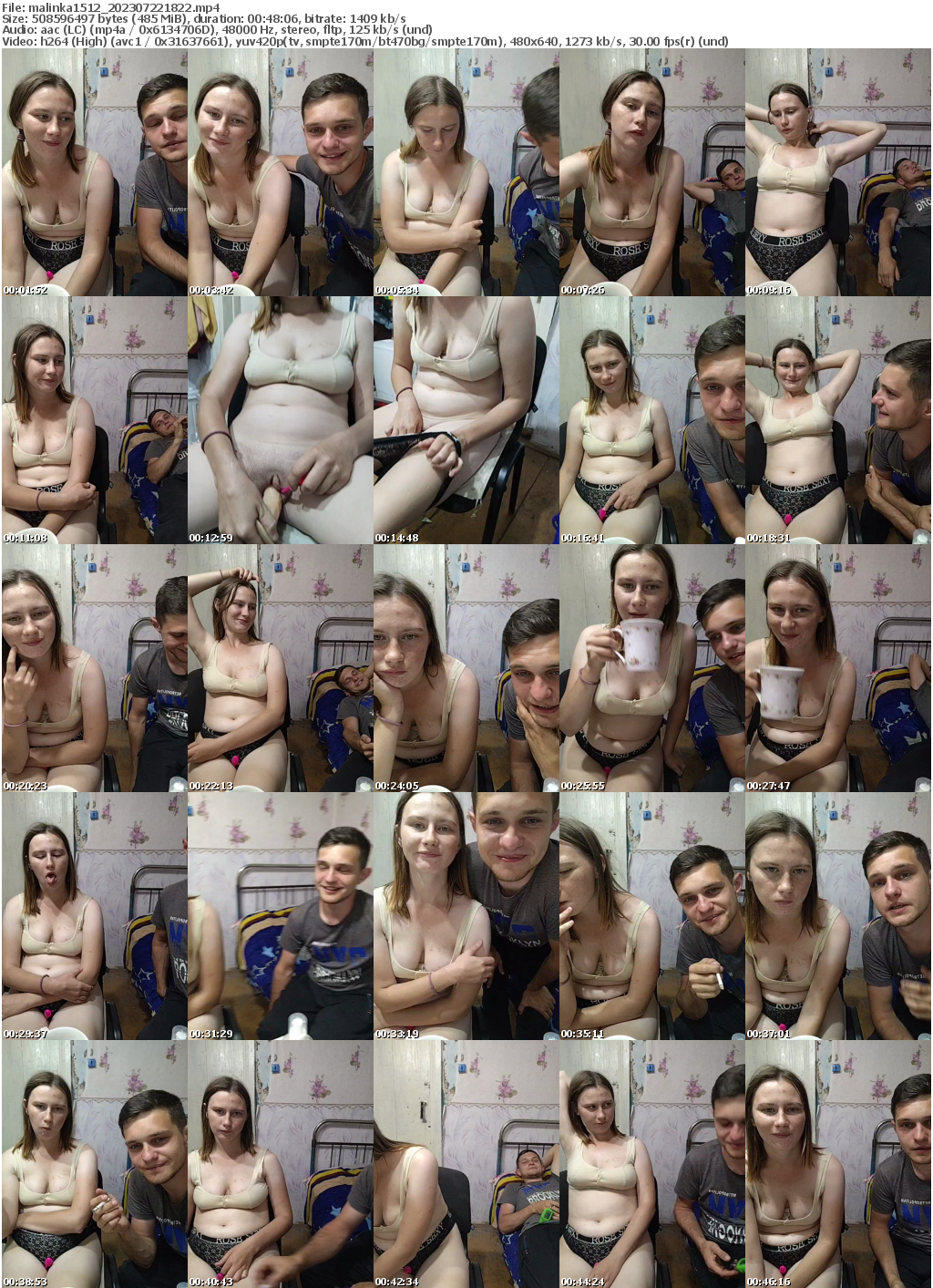 Preview thumb from malinka1512 on 2023-07-22 @ bongacams