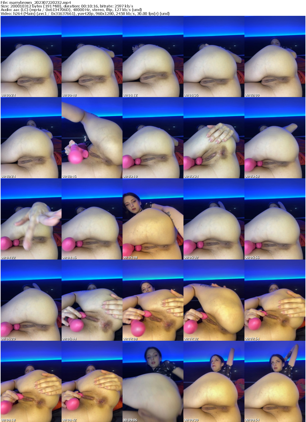 Preview thumb from marrybrown on 2023-07-22 @ bongacams