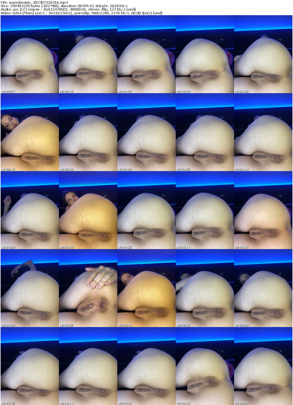 Preview thumb from marrybrown on 2023-07-22 @ bongacams