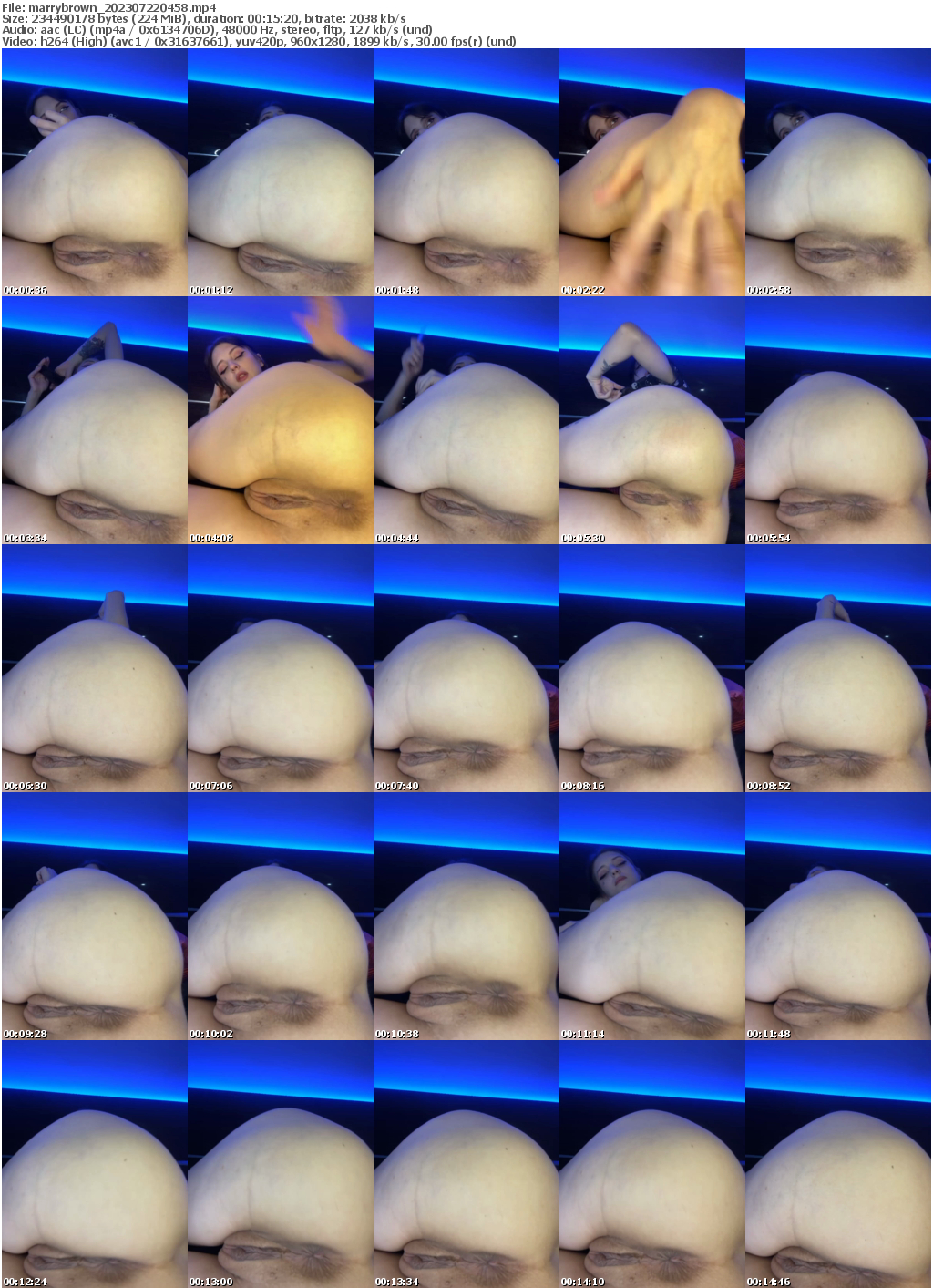 Preview thumb from marrybrown on 2023-07-22 @ bongacams