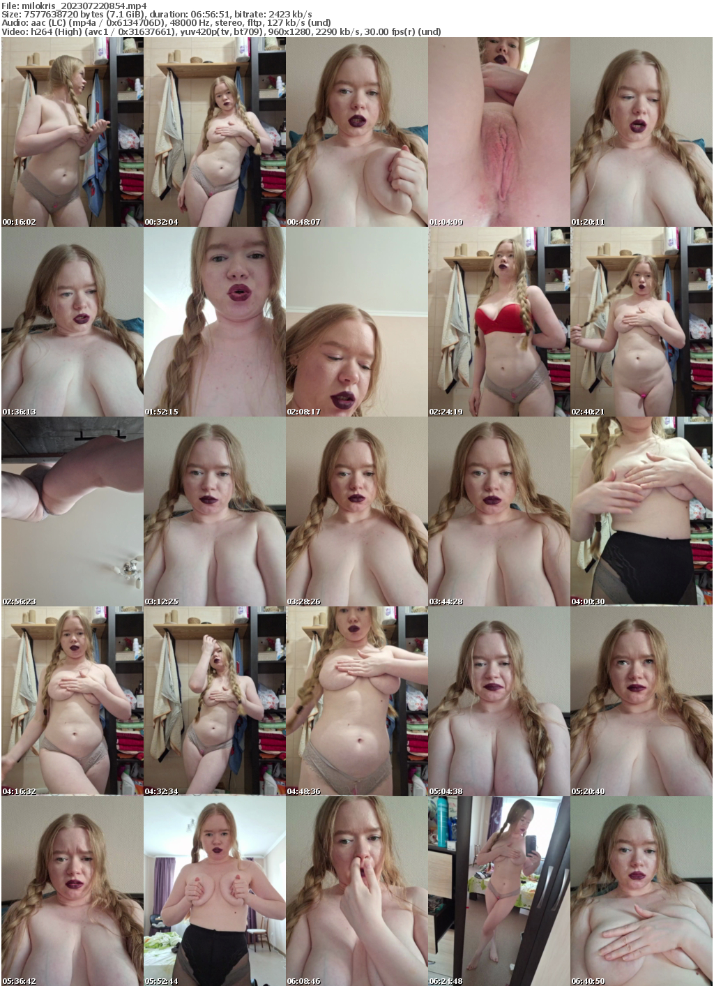 Preview thumb from milokris on 2023-07-22 @ bongacams