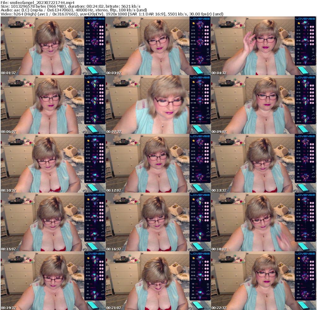 Preview thumb from smileofangel on 2023-07-22 @ bongacams