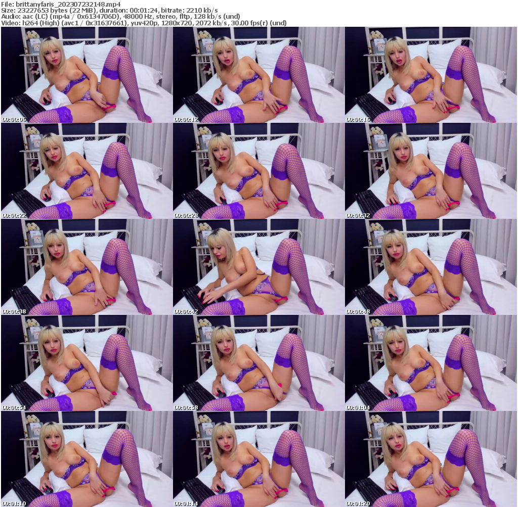 Preview thumb from brittanyfaris on 2023-07-23 @ bongacams