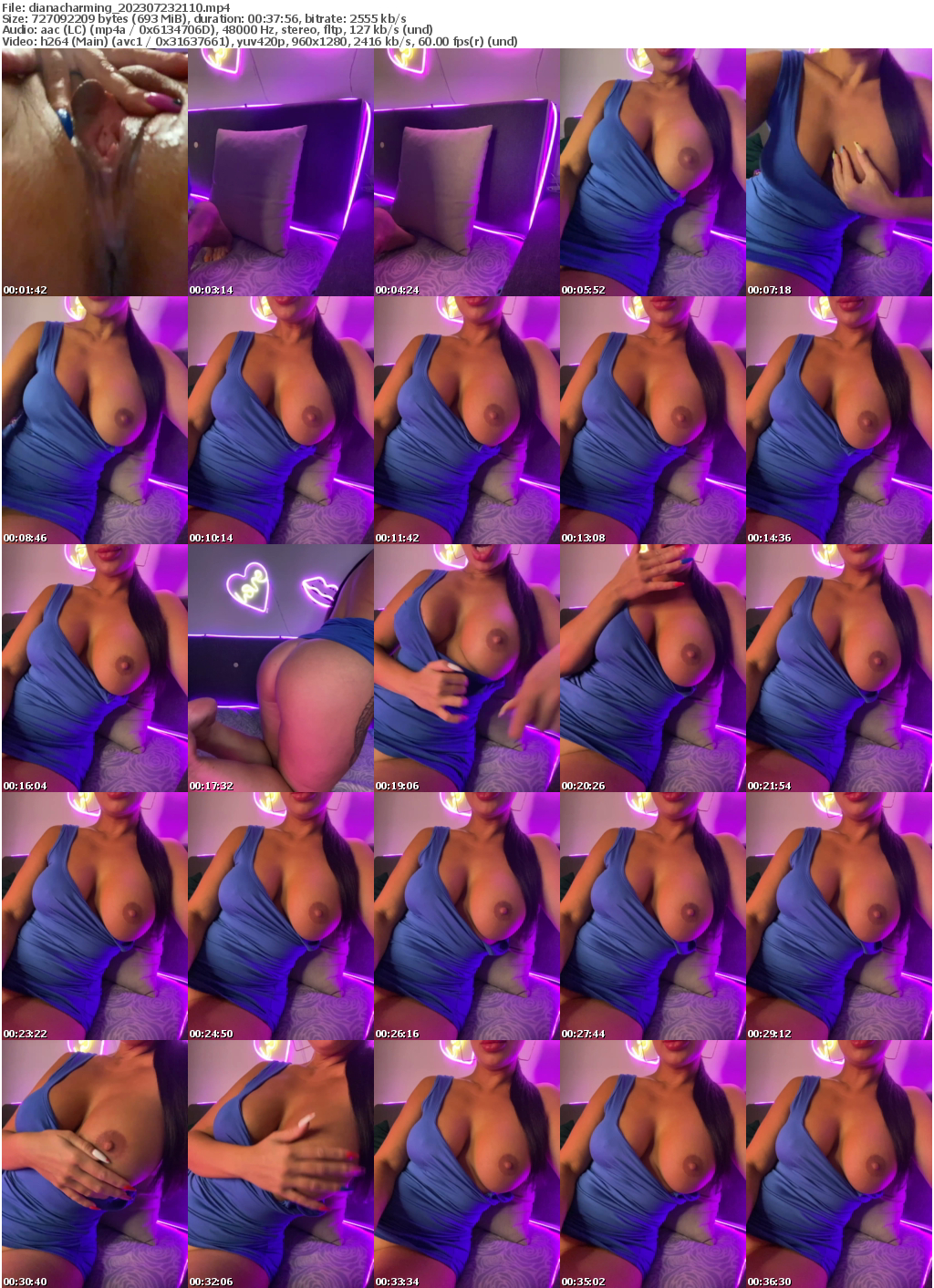 Preview thumb from dianacharming on 2023-07-23 @ bongacams