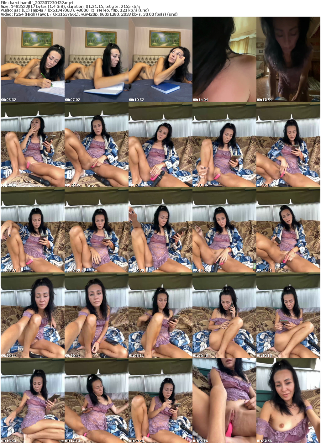 Preview thumb from karolinamilf on 2023-07-23 @ bongacams