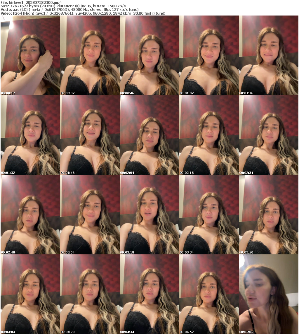 Preview thumb from kirlove1 on 2023-07-23 @ bongacams