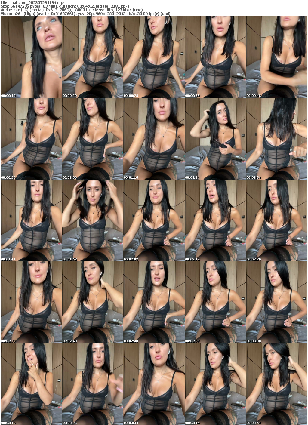 Preview thumb from linahelen on 2023-07-23 @ bongacams