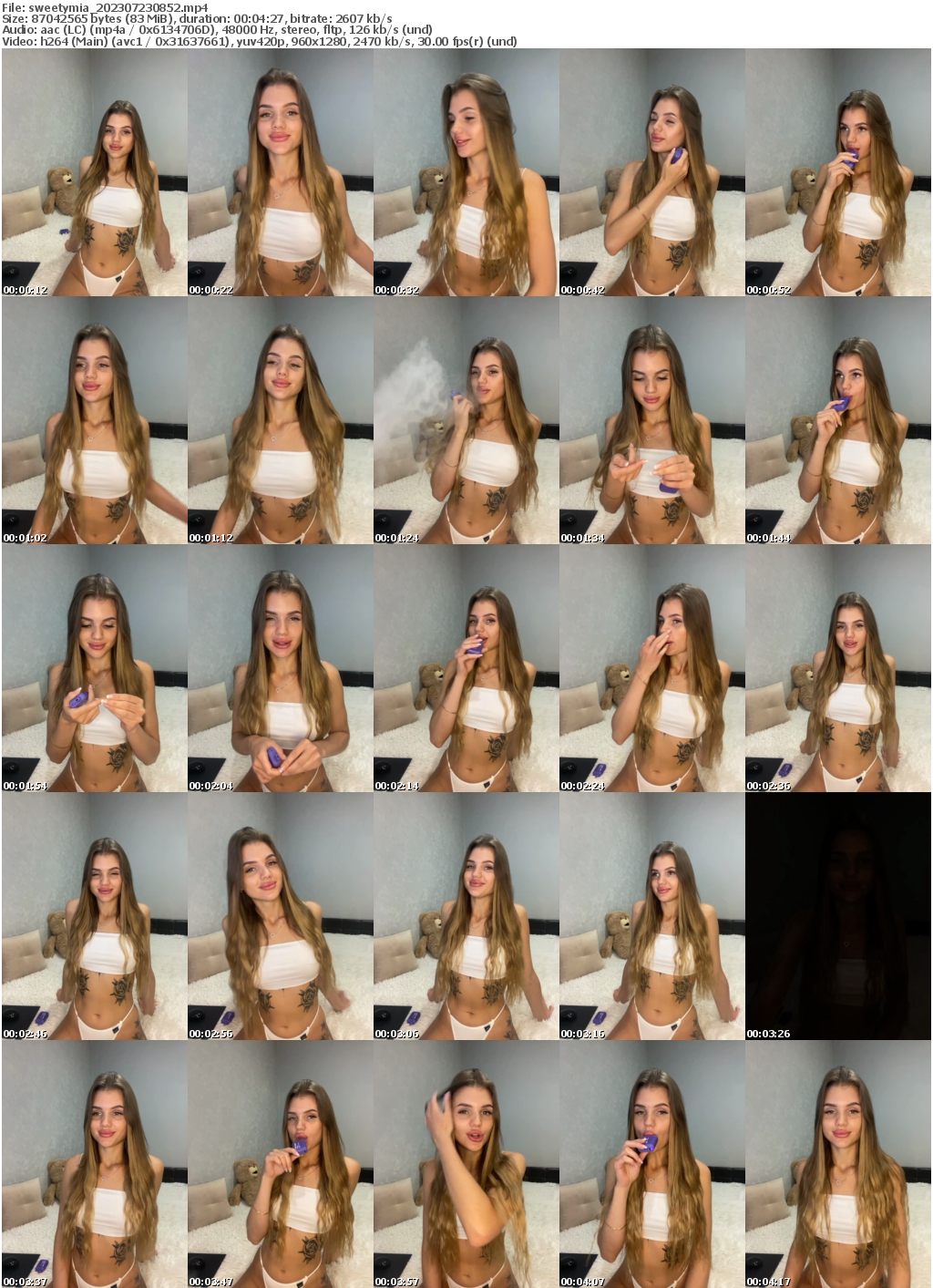 Preview thumb from sweetymia on 2023-07-23 @ bongacams