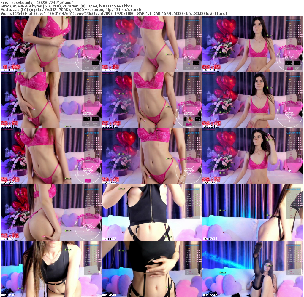 Preview thumb from _sexybounty_ on 2023-07-24 @ bongacams