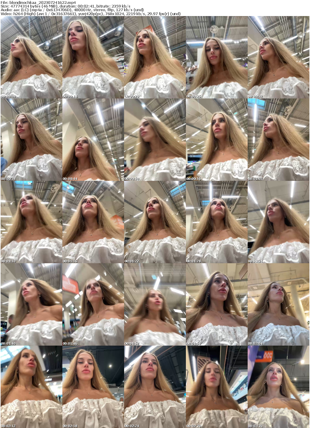 Preview thumb from blondinochkaa on 2023-07-24 @ bongacams