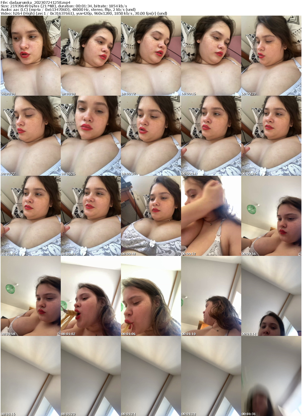 Preview thumb from dadaarumka on 2023-07-24 @ bongacams