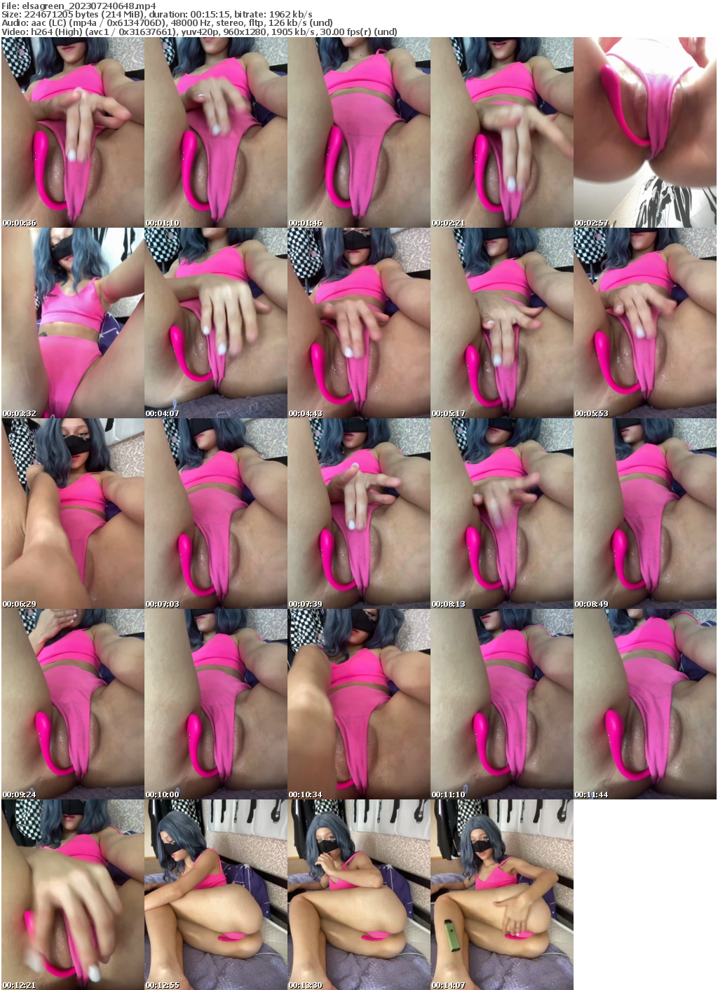 Preview thumb from elsagreen on 2023-07-24 @ bongacams