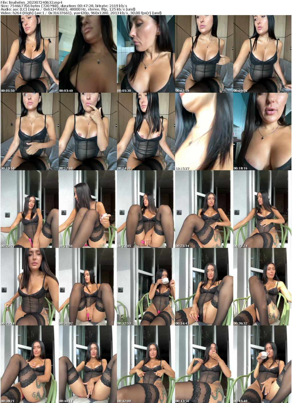 Preview thumb from linahelen on 2023-07-24 @ bongacams